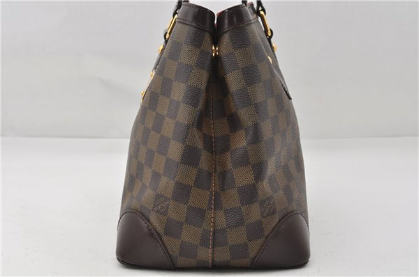 Authentic Louis Vuitton Damier Hampstead PM Shoulder Tote Bag N51205 LV 8422E