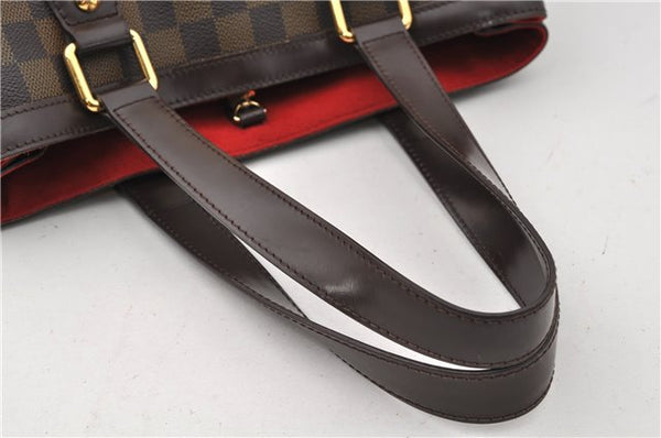 Authentic Louis Vuitton Damier Hampstead PM Shoulder Tote Bag N51205 LV 8422E
