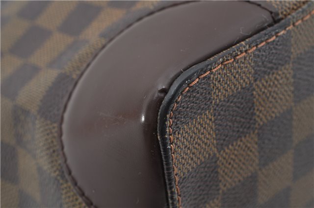 Authentic Louis Vuitton Damier Hampstead PM Shoulder Tote Bag N51205 LV 8422E