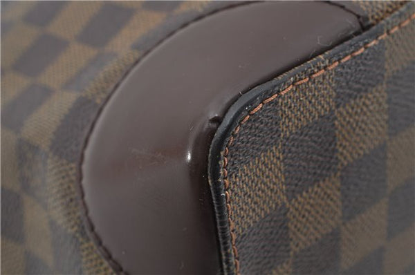 Authentic Louis Vuitton Damier Hampstead PM Shoulder Tote Bag N51205 LV 8422E