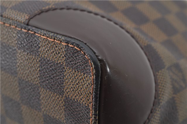 Authentic Louis Vuitton Damier Hampstead PM Shoulder Tote Bag N51205 LV 8422E