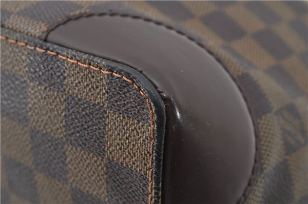 Authentic Louis Vuitton Damier Hampstead PM Shoulder Tote Bag N51205 LV 8422E