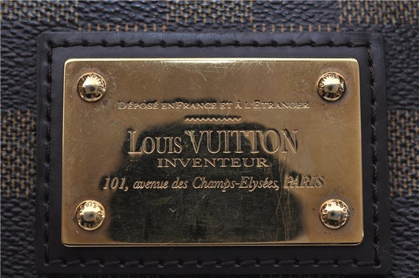 Authentic Louis Vuitton Damier Hampstead PM Shoulder Tote Bag N51205 LV 8422E