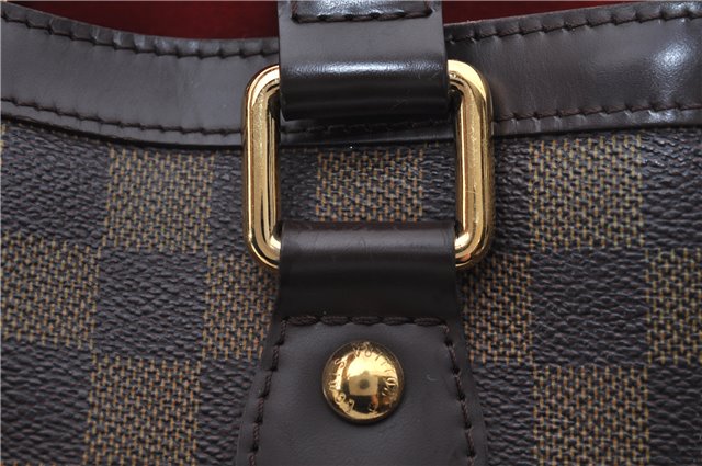 Authentic Louis Vuitton Damier Hampstead PM Shoulder Tote Bag N51205 LV 8422E