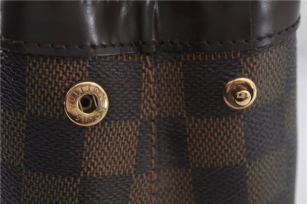 Authentic Louis Vuitton Damier Hampstead PM Shoulder Tote Bag N51205 LV 8422E