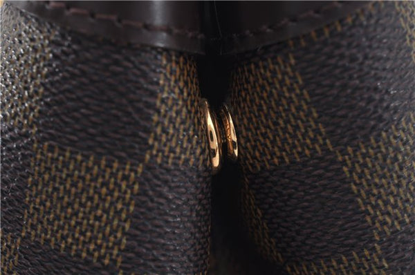 Authentic Louis Vuitton Damier Hampstead PM Shoulder Tote Bag N51205 LV 8422E