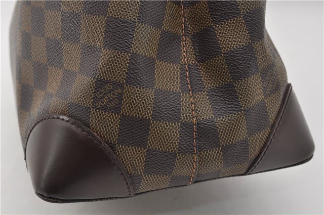 Authentic Louis Vuitton Damier Hampstead PM Shoulder Tote Bag N51205 LV 8422E