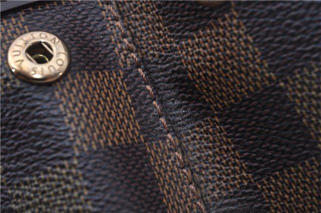 Authentic Louis Vuitton Damier Hampstead PM Shoulder Tote Bag N51205 LV 8422E