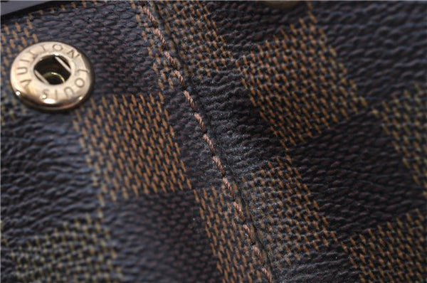 Authentic Louis Vuitton Damier Hampstead PM Shoulder Tote Bag N51205 LV 8422E