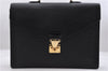 Authentic LOUIS VUITTON Epi Serviette Conseiller Black Briefcase M54422 LV 8424C