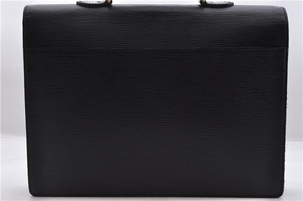 Authentic LOUIS VUITTON Epi Serviette Conseiller Black Briefcase M54422 LV 8424C