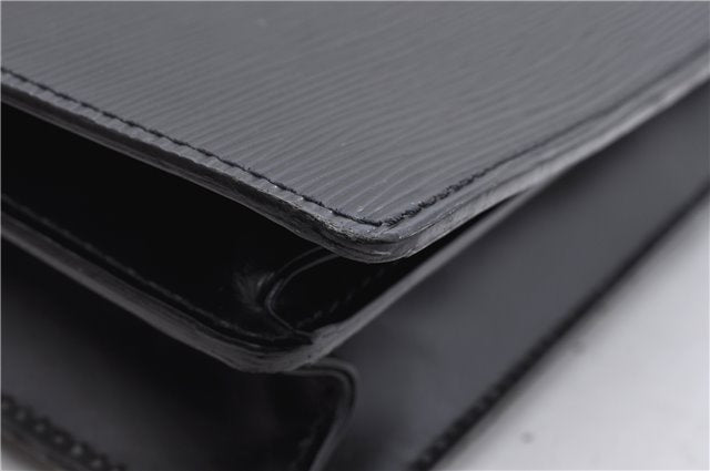 Authentic LOUIS VUITTON Epi Serviette Conseiller Black Briefcase M54422 LV 8424C