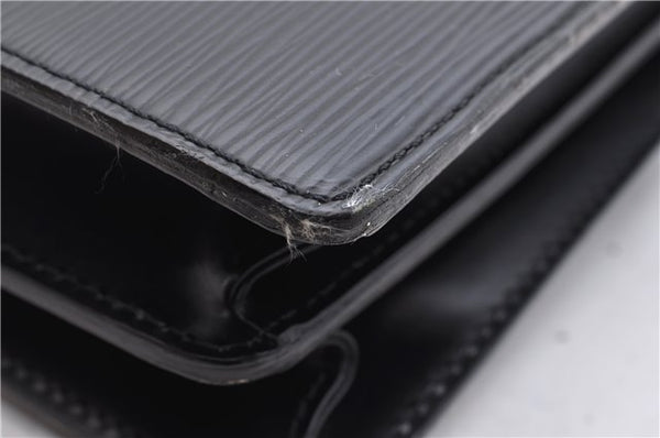 Authentic LOUIS VUITTON Epi Serviette Conseiller Black Briefcase M54422 LV 8424C