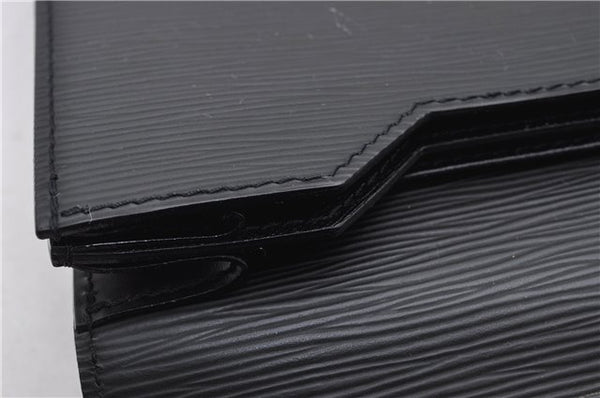 Authentic LOUIS VUITTON Epi Serviette Conseiller Black Briefcase M54422 LV 8424C