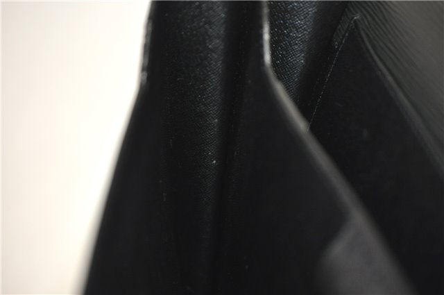 Authentic LOUIS VUITTON Epi Serviette Conseiller Black Briefcase M54422 LV 8424C