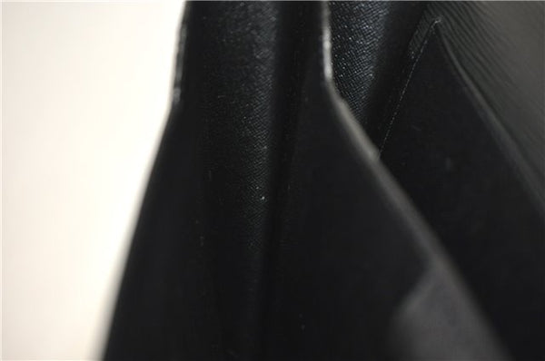 Authentic LOUIS VUITTON Epi Serviette Conseiller Black Briefcase M54422 LV 8424C