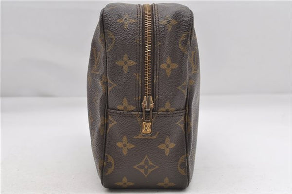 Auth Louis Vuitton Monogram Trousse Toilette 28 Clutch Hand Bag M47522 LV 8424D