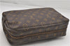 Auth Louis Vuitton Monogram Trousse Toilette 28 Clutch Hand Bag M47522 LV 8424D
