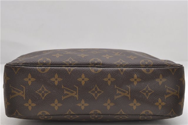 Auth Louis Vuitton Monogram Trousse Toilette 28 Clutch Hand Bag M47522 LV 8424D
