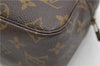 Auth Louis Vuitton Monogram Trousse Toilette 28 Clutch Hand Bag M47522 LV 8424D