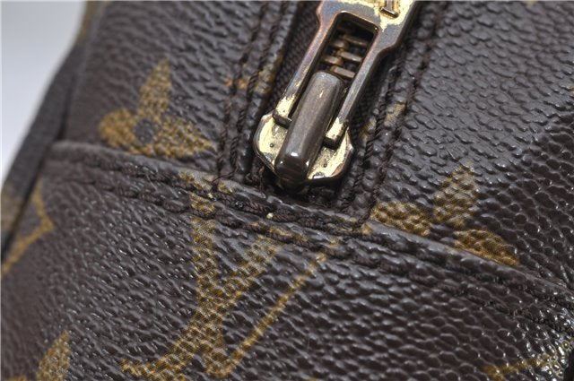 Auth Louis Vuitton Monogram Trousse Toilette 28 Clutch Hand Bag M47522 LV 8424D