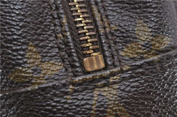 Auth Louis Vuitton Monogram Trousse Toilette 28 Clutch Hand Bag M47522 LV 8424D