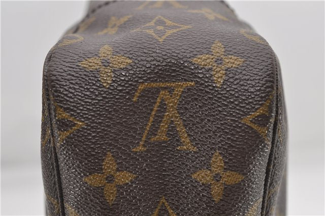 Auth Louis Vuitton Monogram Trousse Toilette 28 Clutch Hand Bag M47522 LV 8424D