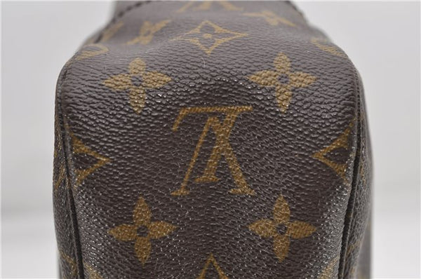 Auth Louis Vuitton Monogram Trousse Toilette 28 Clutch Hand Bag M47522 LV 8424D