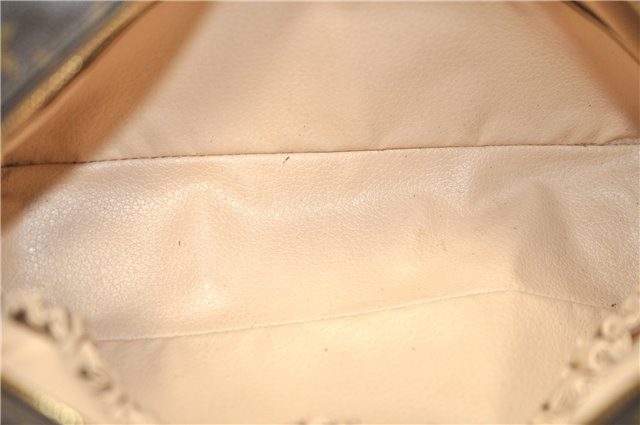 Auth Louis Vuitton Monogram Trousse Toilette 28 Clutch Hand Bag M47522 LV 8424D