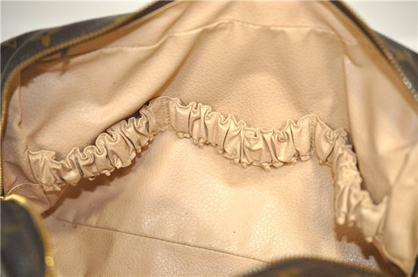 Auth Louis Vuitton Monogram Trousse Toilette 28 Clutch Hand Bag M47522 LV 8424D