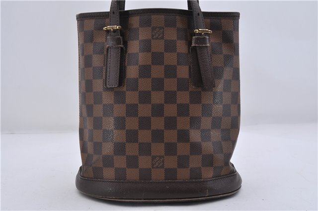 Authentic Louis Vuitton Damier Marais Bucket Shoulder Tote Bag N42240 LV 8425D