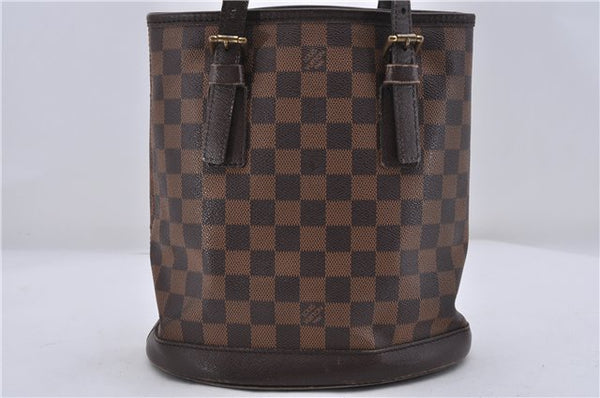 Authentic Louis Vuitton Damier Marais Bucket Shoulder Tote Bag N42240 LV 8425D
