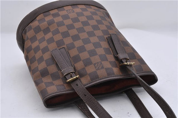 Authentic Louis Vuitton Damier Marais Bucket Shoulder Tote Bag N42240 LV 8425D