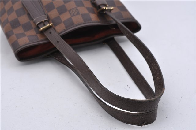 Authentic Louis Vuitton Damier Marais Bucket Shoulder Tote Bag N42240 LV 8425D
