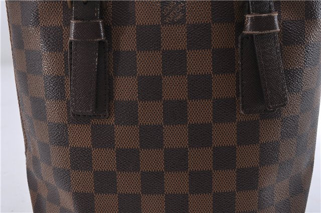 Authentic Louis Vuitton Damier Marais Bucket Shoulder Tote Bag N42240 LV 8425D