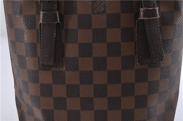 Authentic Louis Vuitton Damier Marais Bucket Shoulder Tote Bag N42240 LV 8425D