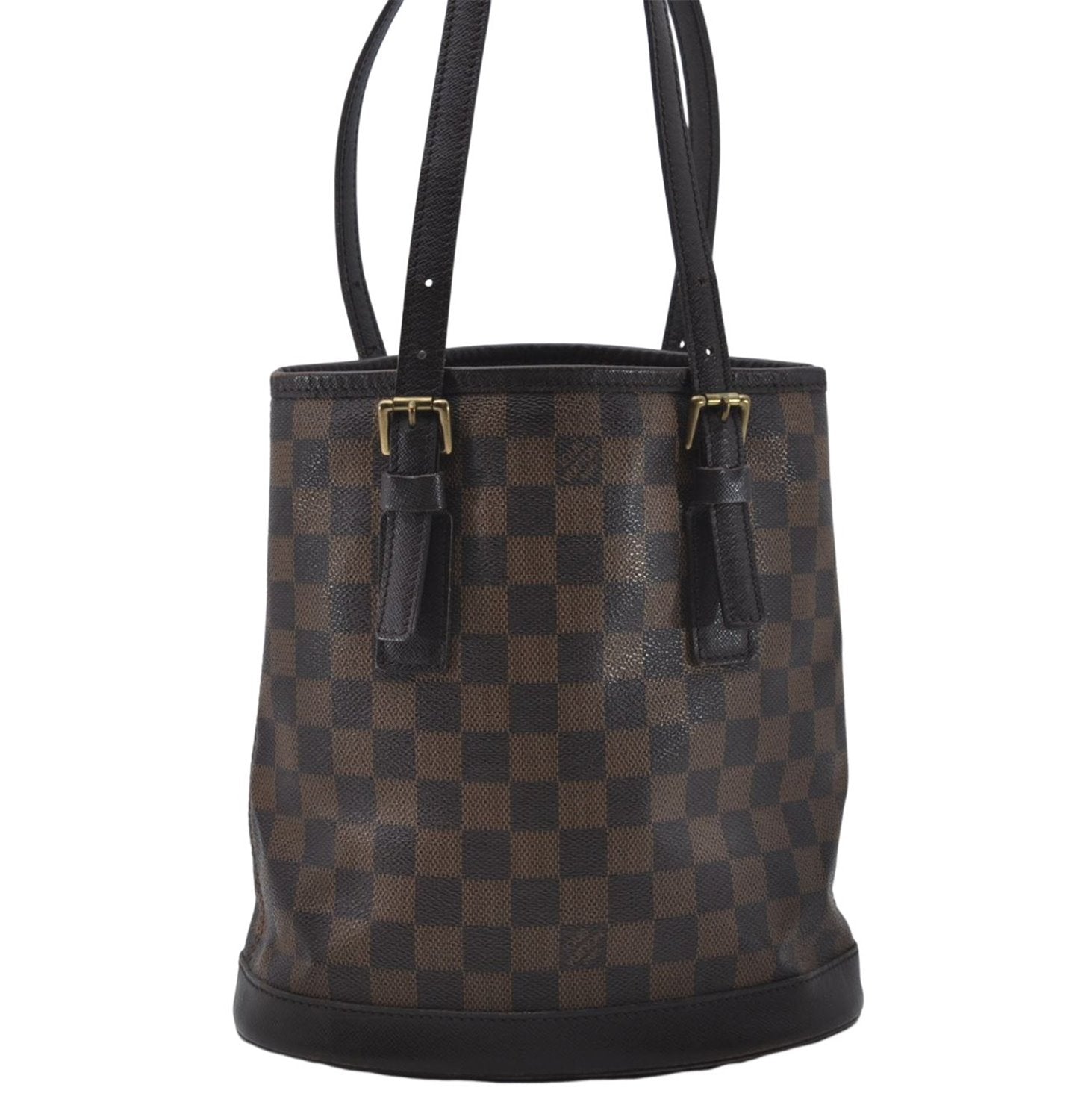Authentic Louis Vuitton Damier Marais Bucket Shoulder Tote Bag N42240 LV 8426D