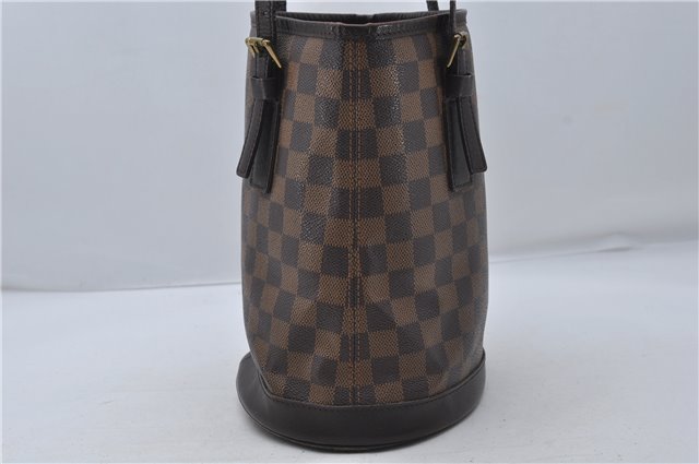 Authentic Louis Vuitton Damier Marais Bucket Shoulder Tote Bag N42240 LV 8426D