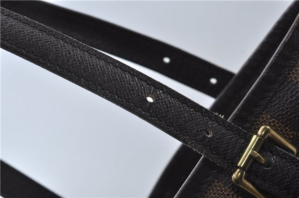 Authentic Louis Vuitton Damier Marais Bucket Shoulder Tote Bag N42240 LV 8426D