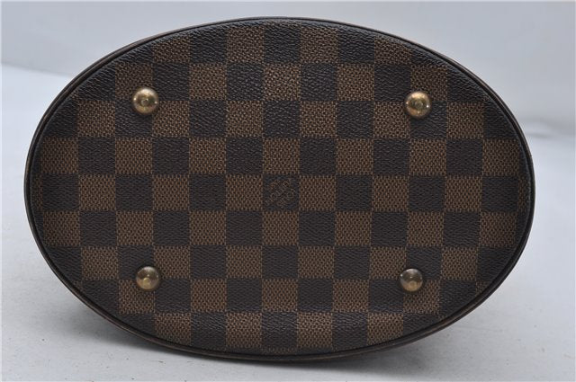 Authentic Louis Vuitton Damier Marais Bucket Shoulder Tote Bag N42240 LV 8426D
