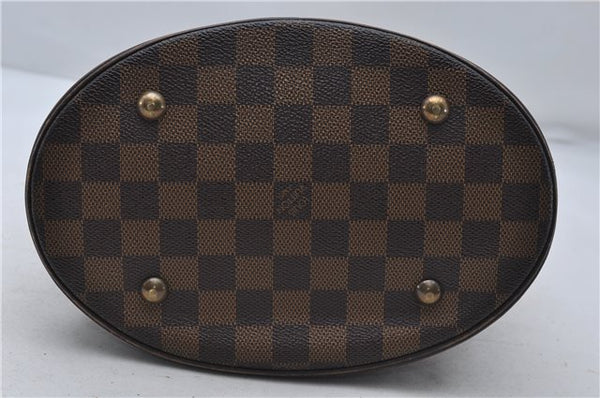 Authentic Louis Vuitton Damier Marais Bucket Shoulder Tote Bag N42240 LV 8426D