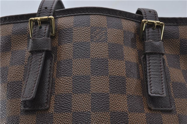 Authentic Louis Vuitton Damier Marais Bucket Shoulder Tote Bag N42240 LV 8426D