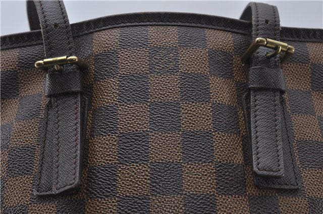 Authentic Louis Vuitton Damier Marais Bucket Shoulder Tote Bag N42240 LV 8426D