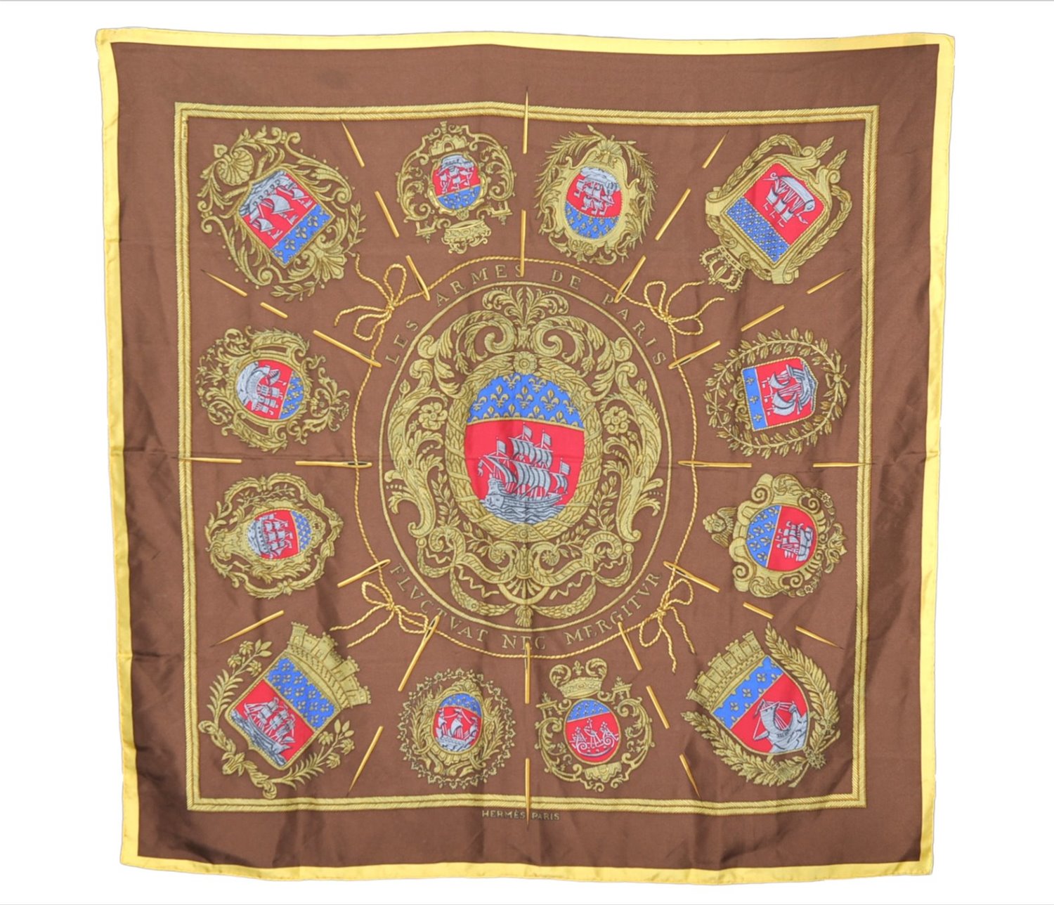 Authentic HERMES Carre 90 Scarf 