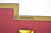 Authentic HERMES Carre 90 Scarf Key Tassel Motif Silk Bordeaux Red 8432C