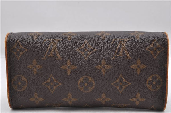 Authentic LOUIS VUITTON Monogram Pochette Twin PM Shoulder Bag M51854 LV 8433C