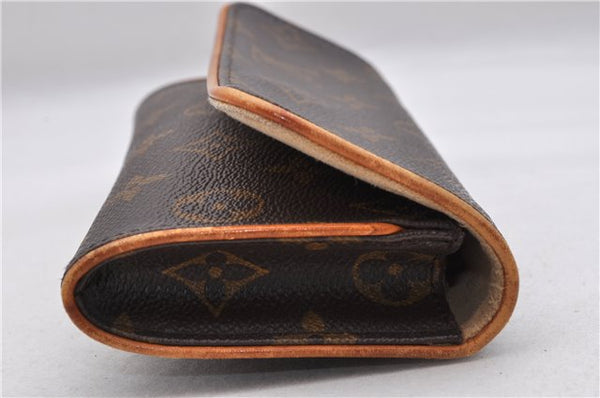 Authentic LOUIS VUITTON Monogram Pochette Twin PM Shoulder Bag M51854 LV 8433C