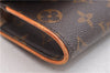 Authentic LOUIS VUITTON Monogram Pochette Twin PM Shoulder Bag M51854 LV 8433C