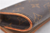 Authentic LOUIS VUITTON Monogram Pochette Twin PM Shoulder Bag M51854 LV 8433C
