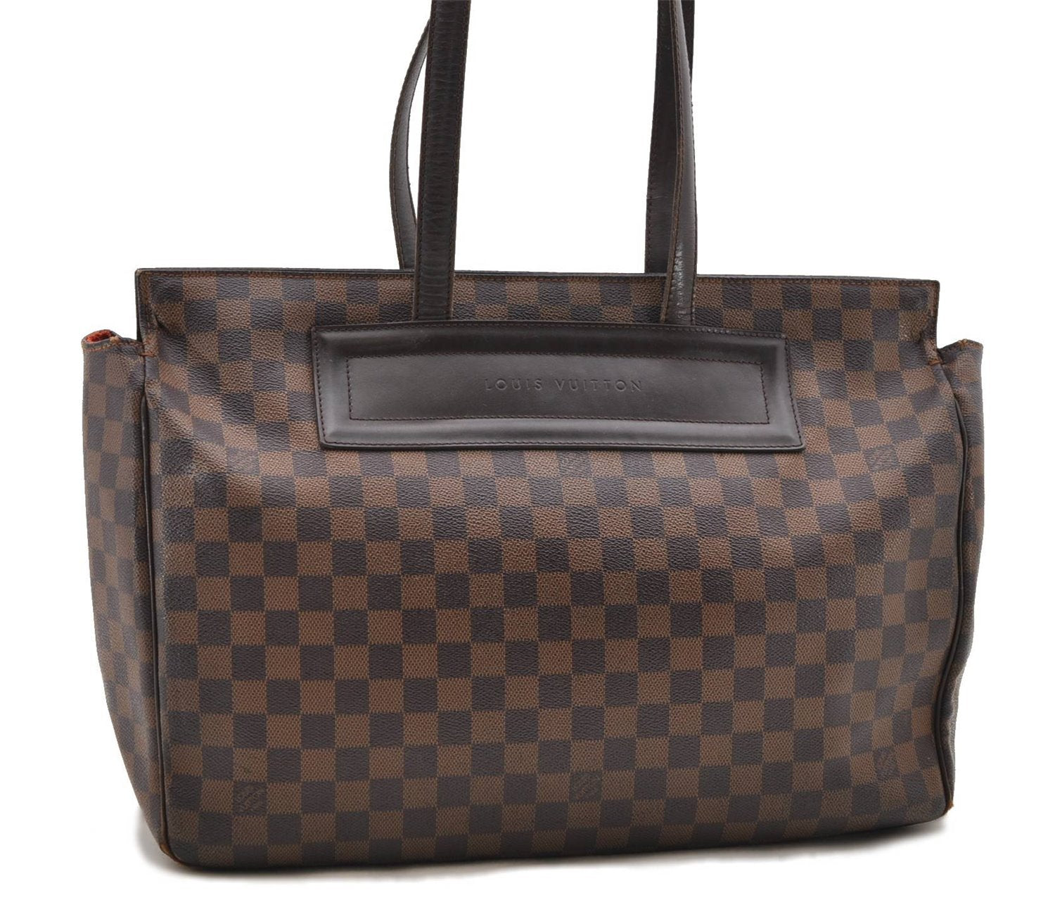 Authentic LOUIS VUITTON Damier Parioli GM Shoulder Tote Bag N51124 LV 8434C